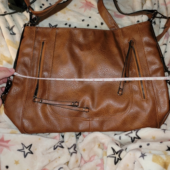 Brown Faux Leather Purse - Picture 6 of 10